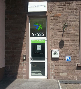 Eingang der Praxis - Physiotherapie Tom Flesch